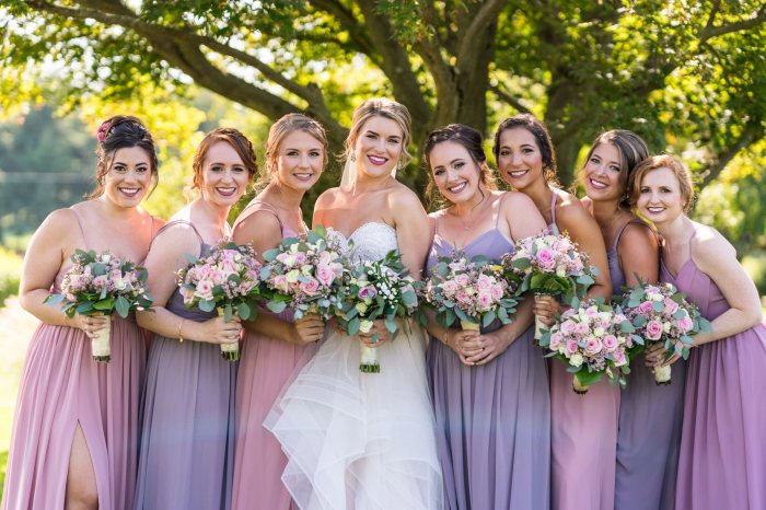 Spring wedding bridesmaid dress colors