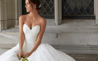 Wedding dresses strapless short