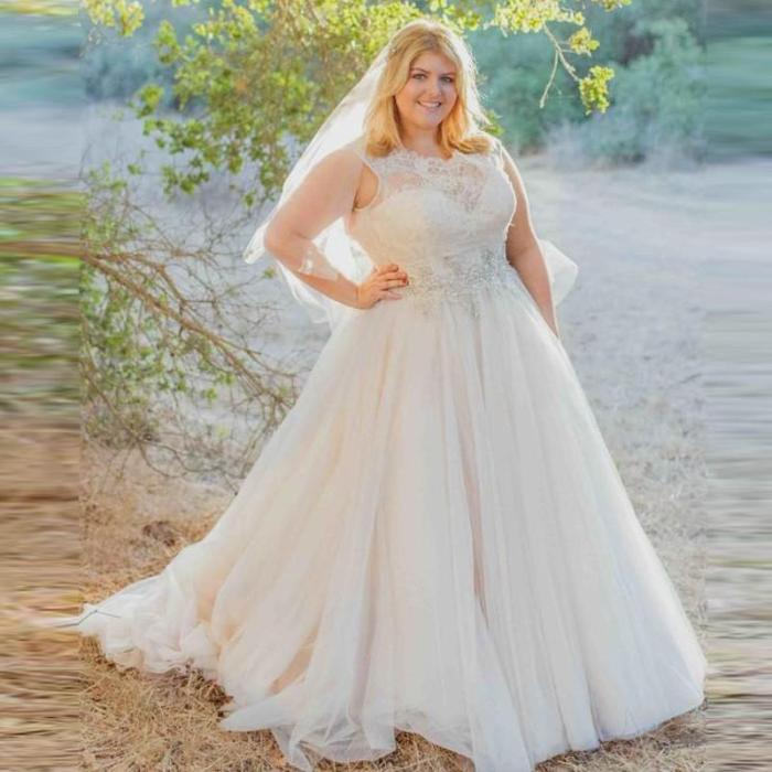 Plus size country style wedding dresses