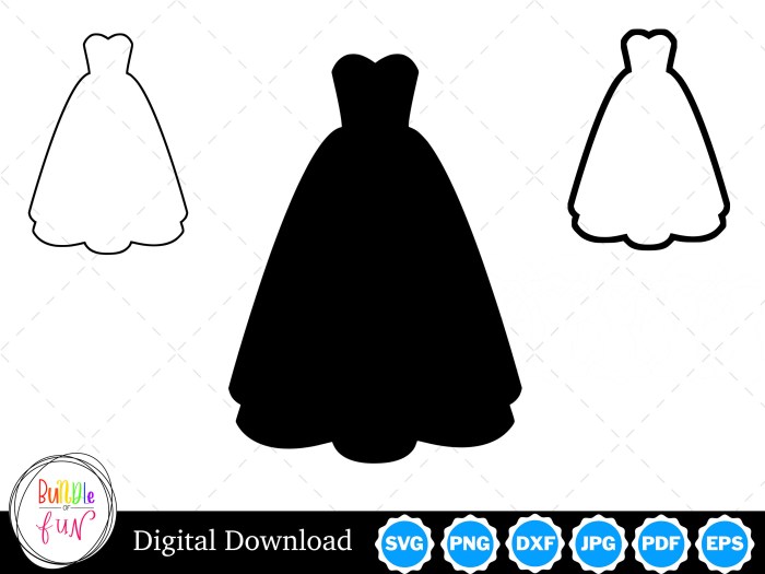 Dress wedding silhouette clipart outline gown clip bridal template silhouettes bridesmaid dresses templates skirt printable cards yahoo fashion results search