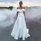 Plus Size Wedding Dress with Detachable Skirt