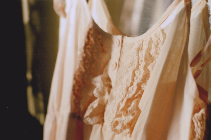 Ruffles on wedding dresses